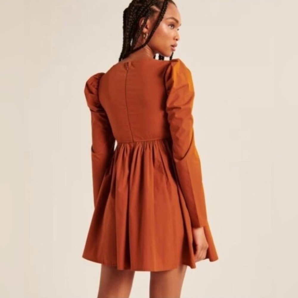 Abercrombie & Fitch Rust Brown Mini Dress - Picture 2 of 6